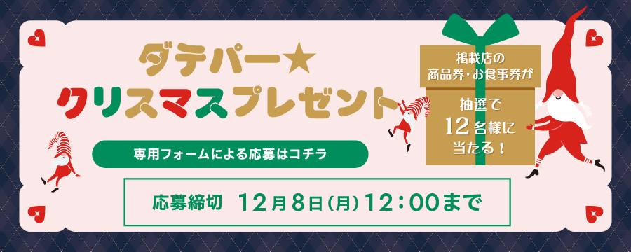 ダテパークリスマスプレゼント